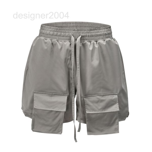 

men's pants designer youth punk men's casual heavy industry matte silk shorts 6lq8, Black