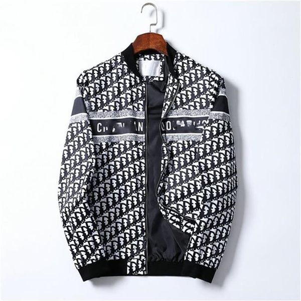 

classic print men's jacket instagram fashion hoodie trench designer women's casual dust-proof clothing fall personality charm202k, Black;brown