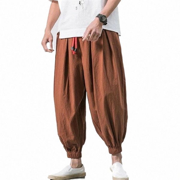 

men's pants men's pants clothing 2021 fashion clothes wide-leg harem casual loose trousers jogging bottoms men w0ie#, Black