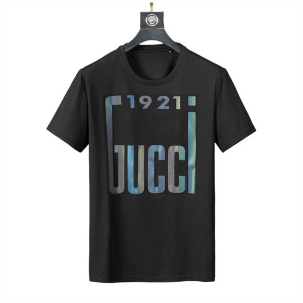 

2022 fashion designer mens t shirt womens letter print short sleeve round neck cotton tees polo asian size m-xxxl d8, White;black