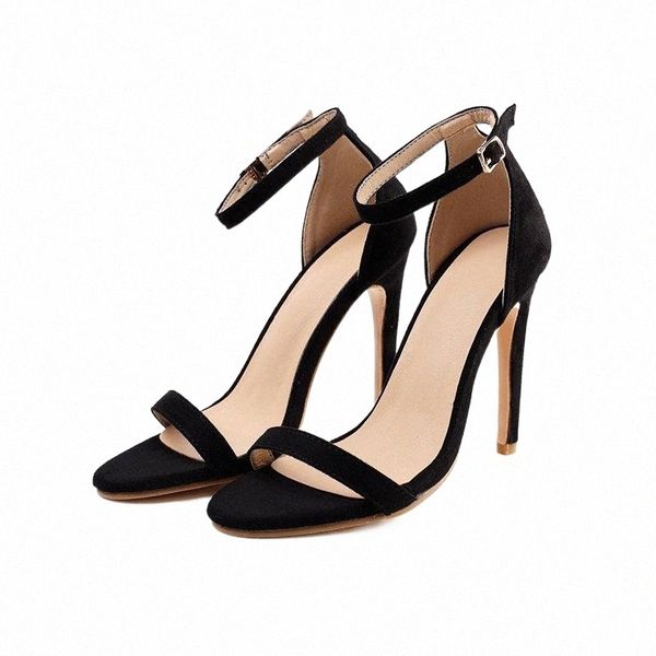 

luxury sandals womens sandal designer shoes metal slide buckle high heels rubber, Black