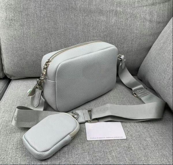 

designer 2pcs/set lychee leather messenger bags brand women crossbody bags fashion leathers man shoulder bag with purse wallet clutch