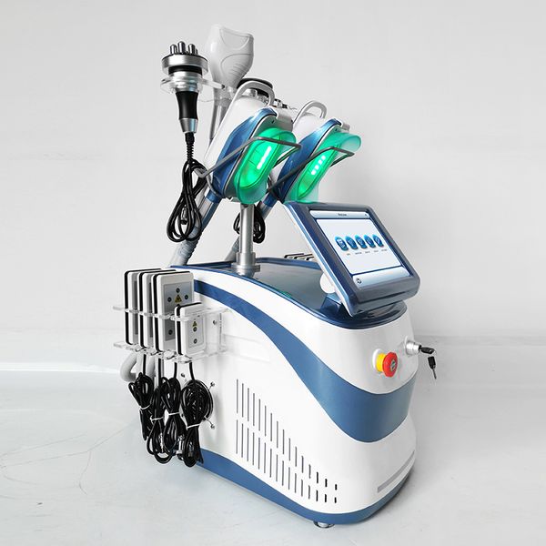 

360 degree surrounding fat e cryo slimming machine with 40k cavitation body face rf lipo laser pad for body shaping cellulite removal weight