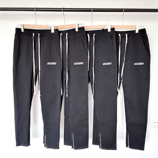 

pants 2023fw sweatpants men women embroidery drawstring jogger trousers, Black;brown