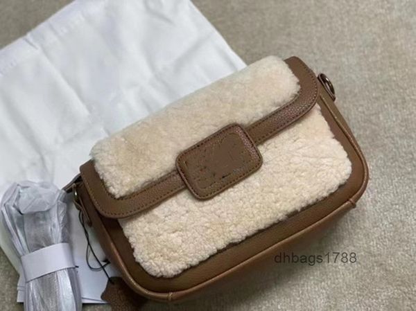 

messenger bags luxurys 2022 newlady high plush quality bags shoulder letter genuine leather bag fashion messenger