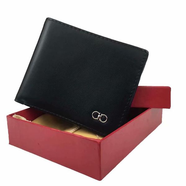 

european fashion designer mens wallet 2020 men's leather with wallets for men purse wallet men wal239y, Red;black