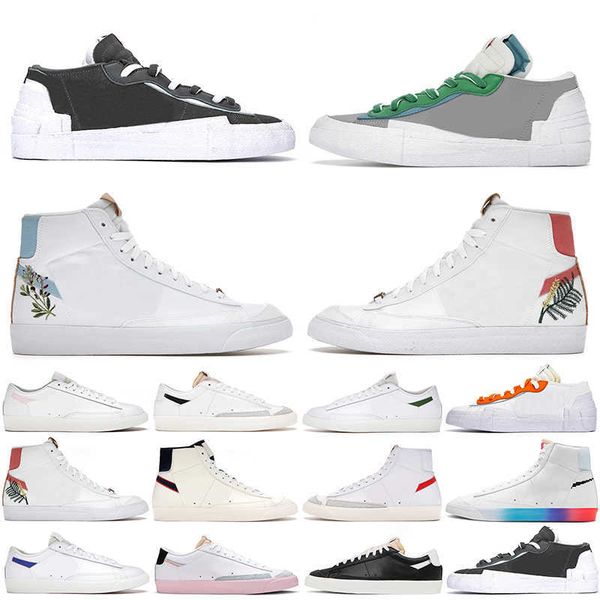 

walking blazer mid 77 vintage low men women casual shoes iron grey classic green black blue catechu habanero red thermal white mens trainers