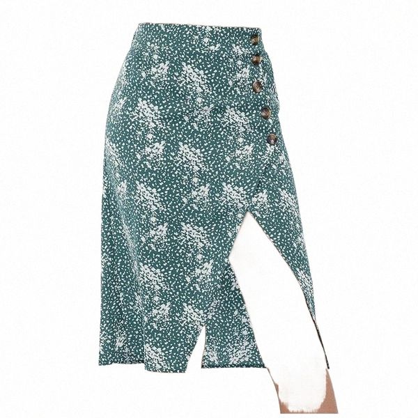 

skirts elegant spring and summer knee skirt printed casual loose sweet 2022 latest fashion women's skirts jupe q8yw#, Black