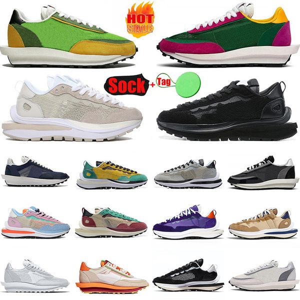 

2022 dark iris black running shoes nylon vaporwaffle mens sesame royal fuchsia white ldv waffle tour yellow villain red women men sports tra