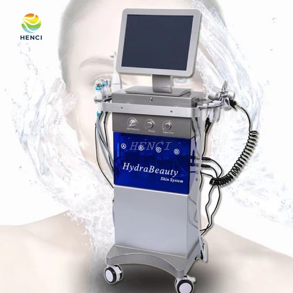 

2022 multi-function microdermabrasion 12 in 1 diamond peeling hydra facials water jet aqua facial hydra dermabrasion beauty machine