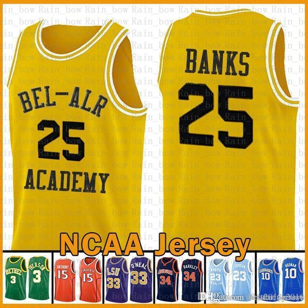 

basketball football jersey fresh prince kyrie carlton 25 banks 2020 11 dwyane 3 wade irving kawhi stephen 30 curry 2 university leonard chea, Black