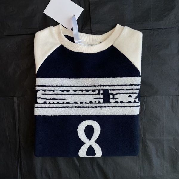

women's hoodie sweatshirt fashion contrast color number letter embroidery splicing casual pullover long sleeve jacket hjg, Black