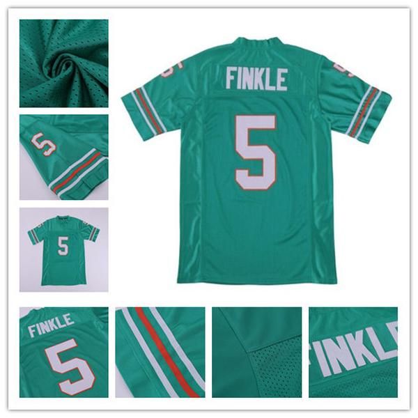 

basketball football jersey men s 5 ray finkle the ace ventura jim carrey teal green movie version football jerseys, Black