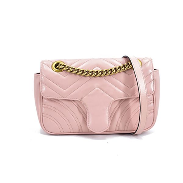 

designer bag handbags handbag classic 3 size real genuine tote leather serial number women fashion marmont ggs saddle bag with strap