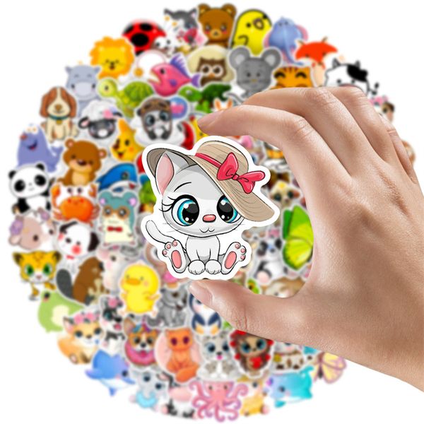 

100pcs cute anime stickers pack for diy lapskateboard motorcycle decals