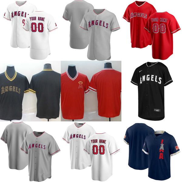 

baseball jerseys custom jersey mens women youth los angeles''angels''22 david fletcher 4 jose iglesias 25 dexter fowler, Blue;black