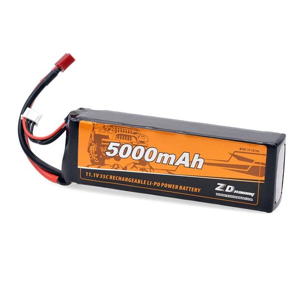 

zd racing 11 1v 5000mah 35c 3s li-po battery for 1 10 1 8 rc car270q