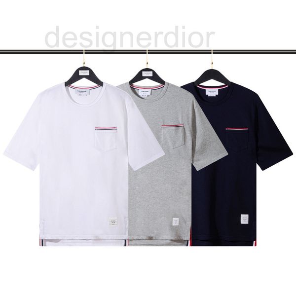 

men's hoodies & sweatshirts designer high end fashion brand tb bag mouth red white blue ribbon 310g cotton fabric men's and women&, Black