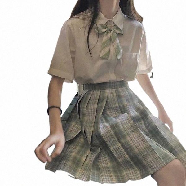 

skirts cedar 2022 summer women skirts mini plaid pleated skirt stitching student college sweet cute girls female jk uniform m3wk#, Black