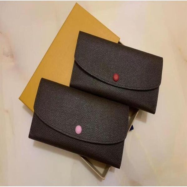 

2020 alphabet ladies long wallet multicolor classic fashion coin purse card holder female classic zipper bag red pink colour 6013#2429, Red;black