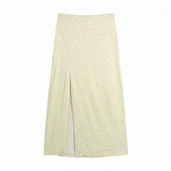 

skirts skirts women 2022 summer high waist mid-length elasticity side opening skirt ins super fairy vintage thin a-line long c114#, Black