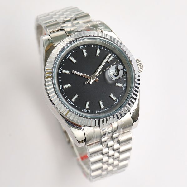 

41mm watch factory men's and women's automatic machinery datejust 31mm 36 watches classic design style versatile fashion blue gold, Slivery;brown