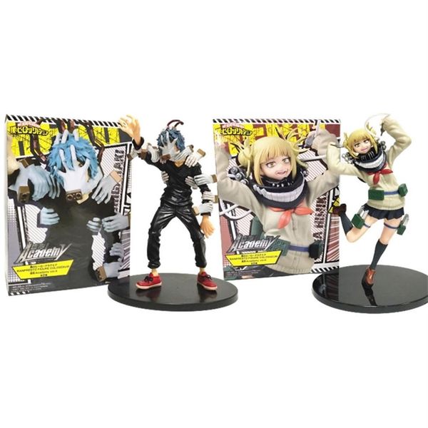 

my hero academia anime figures shigaraki tomura himiko toga pvc model collectible action figural 16cm boku no hero academia 201202247q