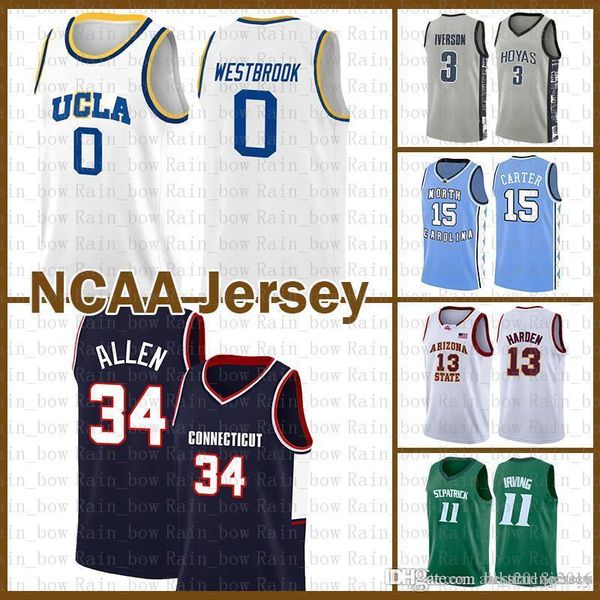 

basketball football jersey russell 0 westbrook university ray 34 allen kawhi lebron 23 james leonard mens dwyane 3 wade kyrie stephen 30 cur, Black