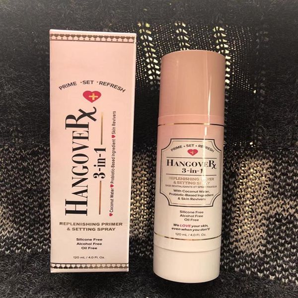 

drop makeup faced hangover rx 3-in-1 replenishing primer & setting spray 4oz coconut 120ml214o