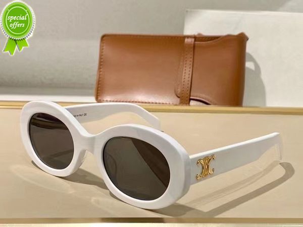 

mens sunglasses designer brands fashion new arc oval home white eye female, White;black