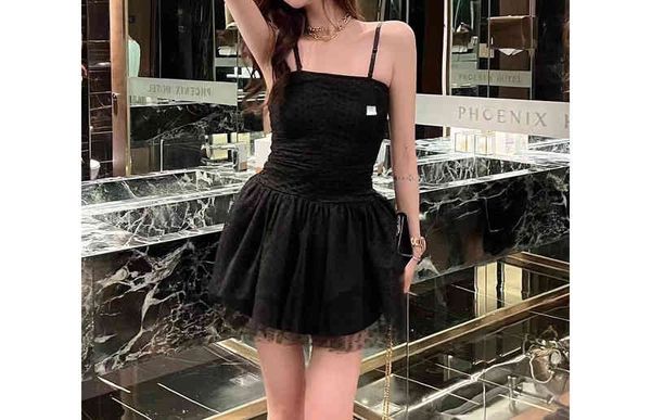 

brand casual dresses fashion y home 22 spring and summer new girl black strapless suspender dress women's, Black;gray