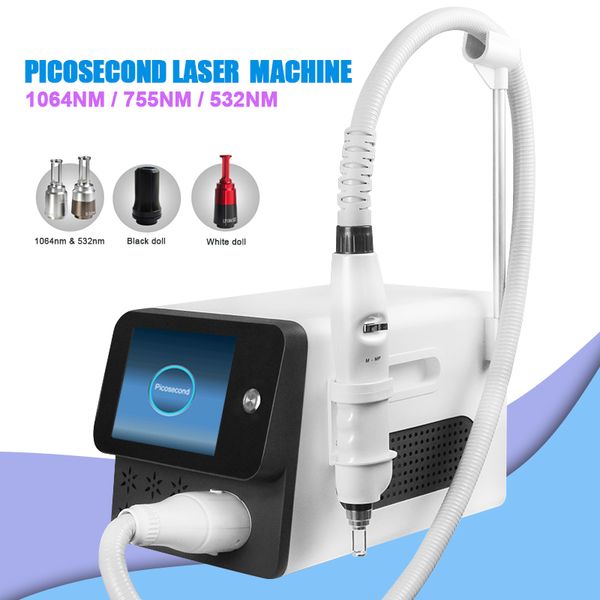 

new picosecond laser tattoo removal machine and carboon peeling, Black