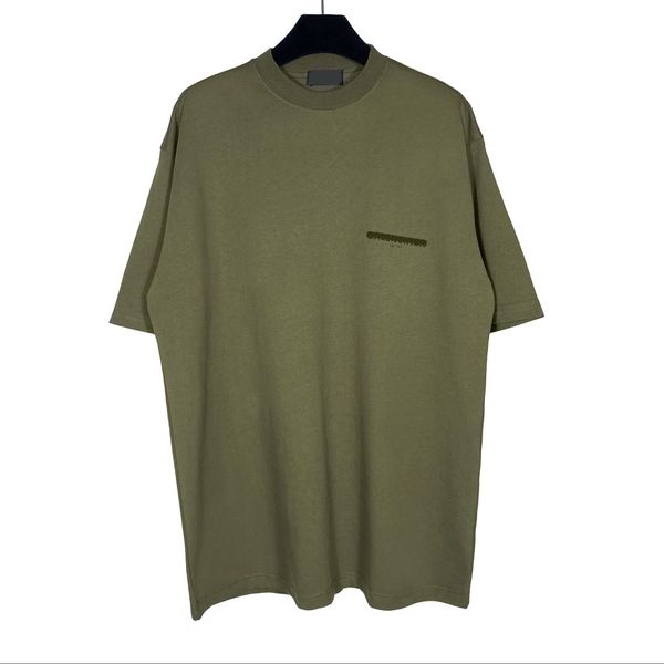 

men's plus tees & polos round neck embroidered and printed polar style summer wear with street pure cotton wr, Black;brown