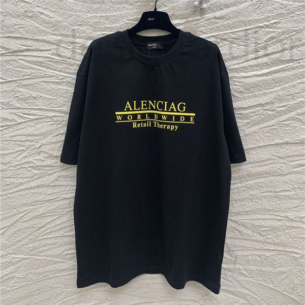 

men's hoodies & sweatshirts designer high version 2022 summer new paris b family therapy letter printing net red same men's and wo, Black