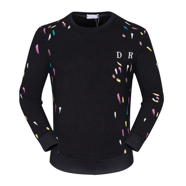 

fashion mens hoodie man women designer hoody letter printe sweatshirt for men sweater thick hoodies pullover long sleeve streetwear asi2037, Black