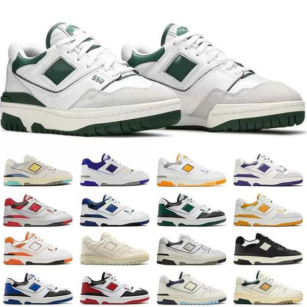 

sandals sports shoes men women new ballance shoes b550 sneakers white green sea salt black unc oreo burgundy purple cream