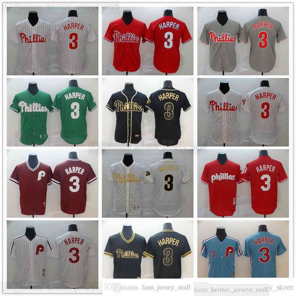 

2022 news baseball 3 bryce 10 jt harper realmuto jerseys red white blue jersey stitched man black gold green gray size s-xxxl