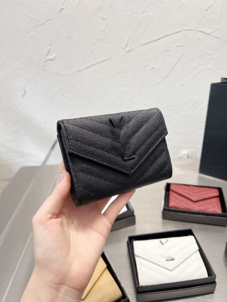

women's wallets fashion designers purse cluth men's wallet classic passport card holder credit wholesale cheque book original box, Red;black