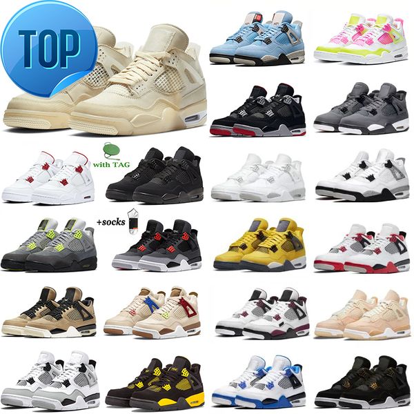 

boots university blue jumpman 4 4s basketball shoes men sail white guava ice oreo sail noir metallic purple black cat bred shimmer cactus ja