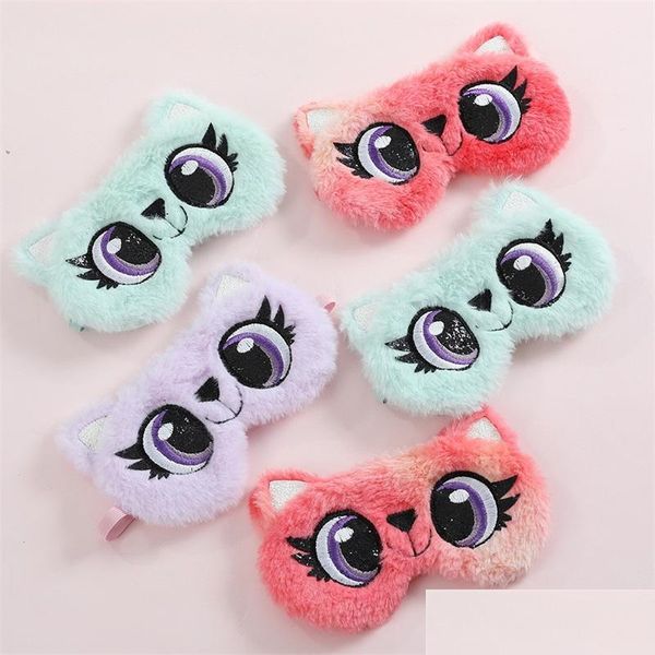

other fashion accessories kids panda plush eye mask other fashion accessories cute rabbit slee blindfold for children winter t sport1 dhxsi, Silver