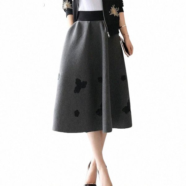 

skirts skirts wreeima women natural waist midi skirt 2022 winter vintage style pleated ladies a line gray flare saia femininas qz02 s3xs#, Black