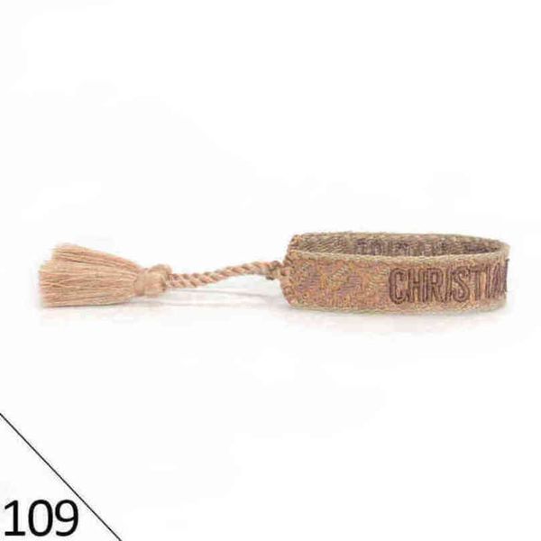

brand designers adjustable bracelet luxury woven friendship bangle for women men vintage braided bangles embroidery tassel bracelets jewelry, Golden;silver