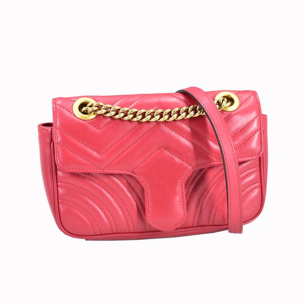 

designer bags handbag classic 3 size cross body real genuine tote bag leather with serial number women fashion marmont ggs