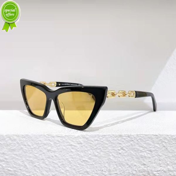 

mens sunglasses designer brands fashion 2022 new eye frame women, White;black