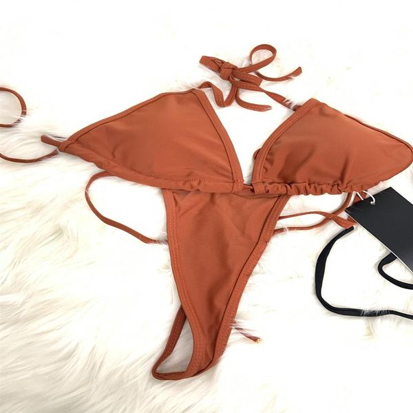 

women bikinis solid color bikini set 2021 bathing suit designer swimwear185n, White;black