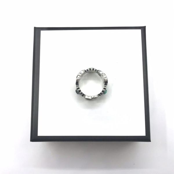 

925 sterling silver ring luxury designer quality charm rings for couple jewelry supply242g, Golden;silver