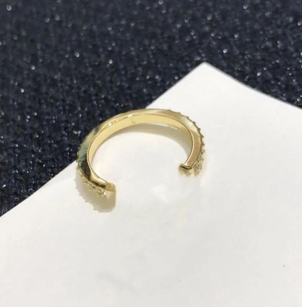 

the new classic diamond ring is made of brass designer love rings for women mens luxury engagement nail wedding -1, Silver