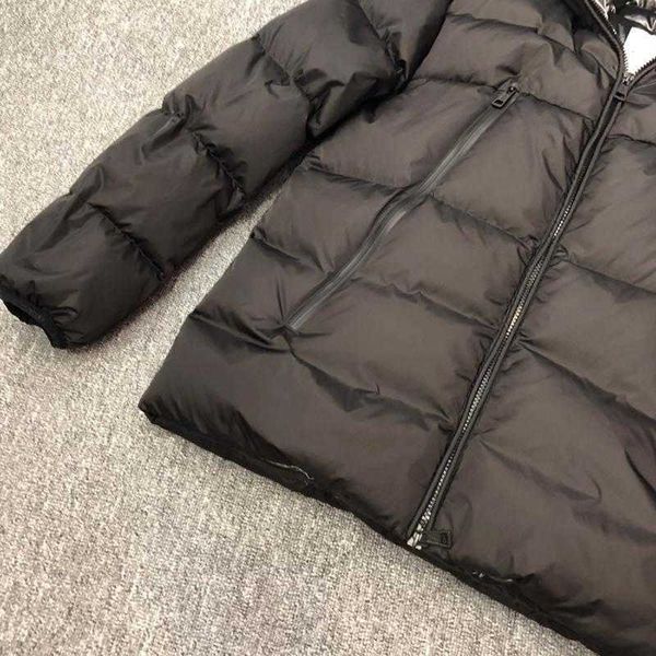 

mens jacket parka classic casual down coats outdoor feather winter homme coat outerwear windproof and warm size s-2xl, Black