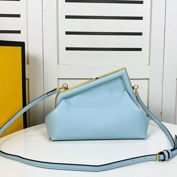 

26/32cm clip clutch bag 9 colors new crossbody designer bags shoulder bags purse women handbags canvas genuine leather fashion letters hardw