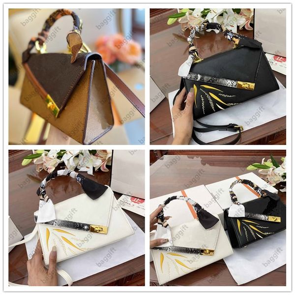 

shoulder bags designer vintage bags beveled cover totes women handbag luxurys ladies cross body shoulder purse embossed printing monograms h